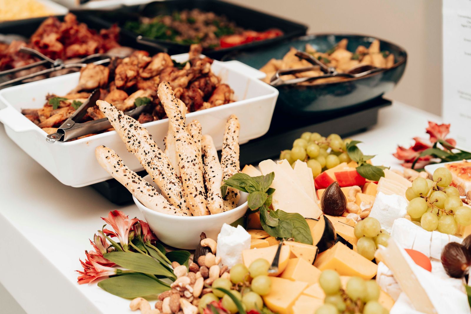 Skilled catering event showcase with professional presentation and quality standards